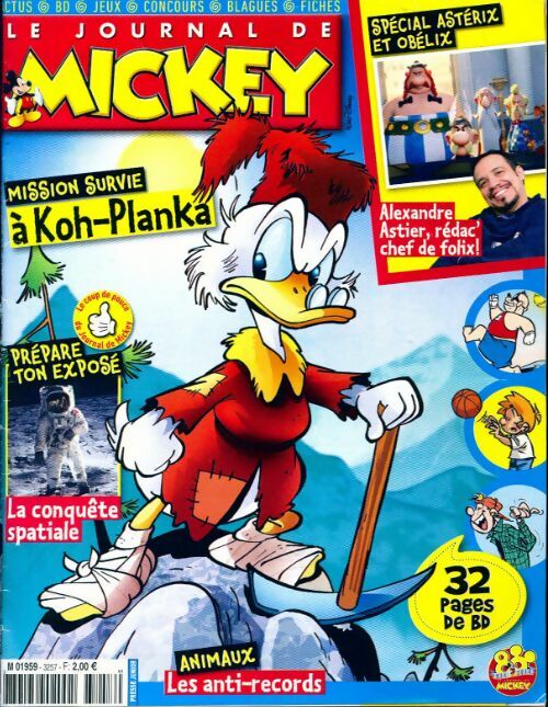 Le journal de Mickey n°3257 : Mission survie à Koh-Planka - Collectif - Livre