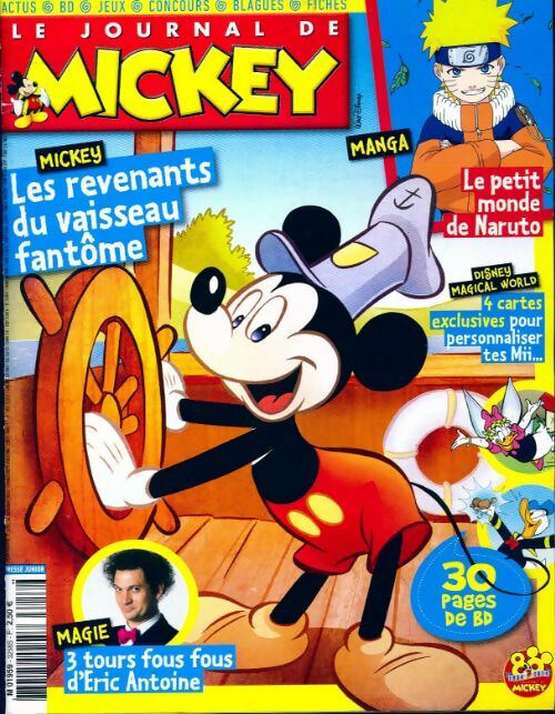 Le journal de Mickey n°3258 : Les revenants du vaisseau fantôme - Collectif - Livre