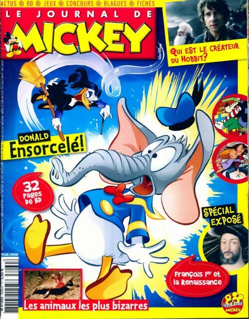 Le journal de Mickey n°3260 : Donald ensorcelé - Collectif - Livre