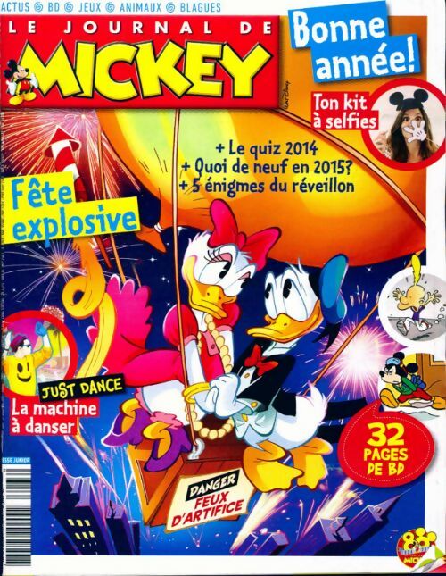 Le journal de Mickey n°3263 : Fête explosive - Collectif - Livre