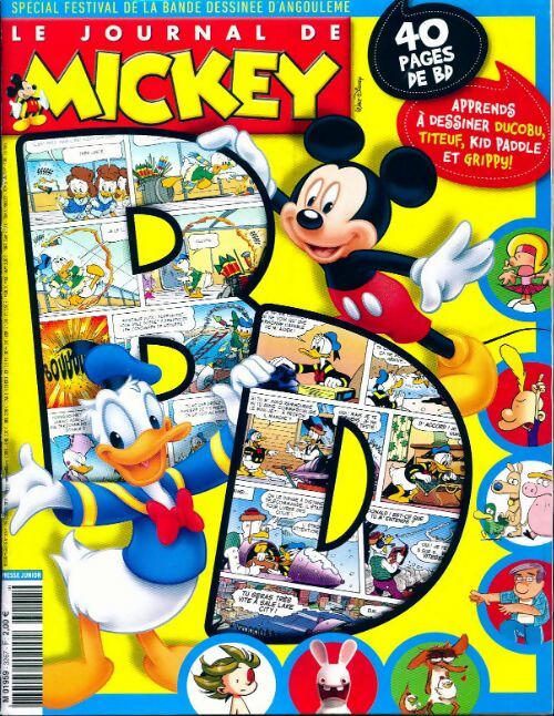 Le journal de Mickey n°3267 : 40 pages de BD - Collectif - Livre