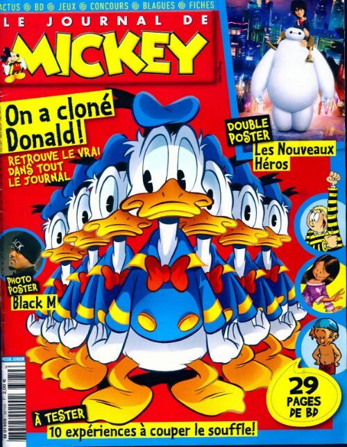 Le journal de Mickey n°3270 : On a cloné Donald - Collectif - Livre