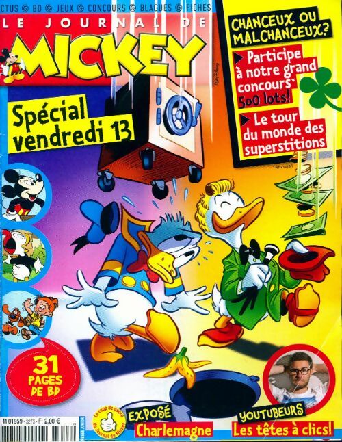 Le journal de Mickey n°3273 : Spécial vendredi 13 - Collectif - Livre