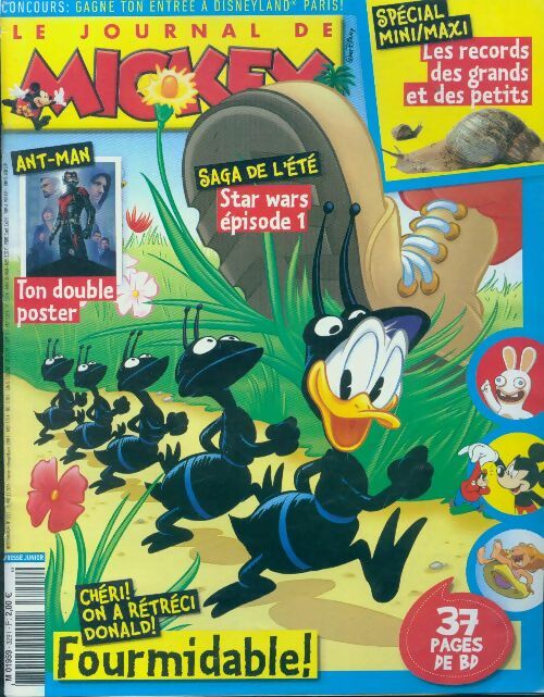 Le journal de Mickey n°3291 : Fourmidable ! - Collectif - Livre
