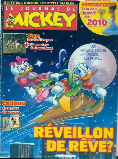 Le journal de Mickey n°3002 : Réveillon de rêve - Collectif - Livre