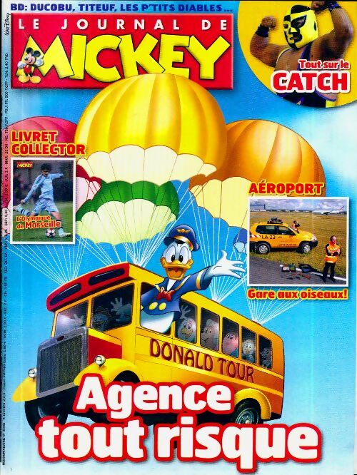 Le journal de Mickey n°3003 : Agence tout risque - Collectif - Livre