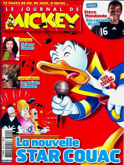 Le journal de Mickey n°3020 : La nouvelle star Couac - Collectif - Livre