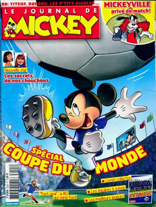 Le journal de Mickey n°3025 : Spécial coupe du monde - Collectif - Livre