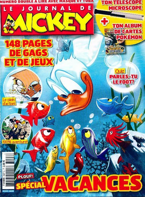Le journal de Mickey n°3027/3028 : Spécial vacances - Collectif - Livre