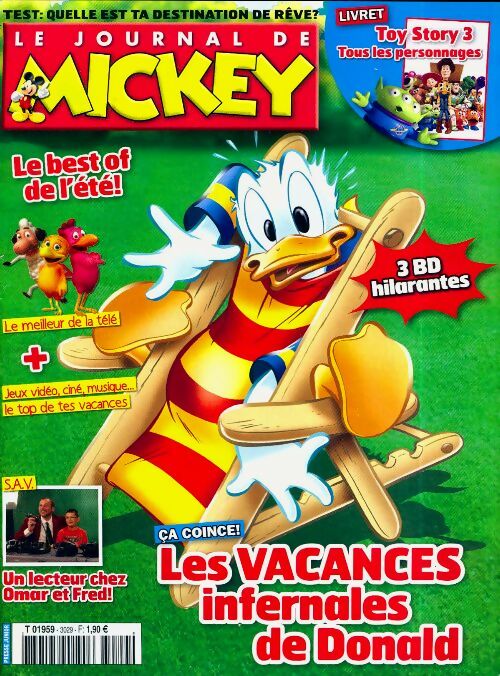 Le journal de Mickey n°3029 : Les vacances inernales de Donald - Collectif - Livre