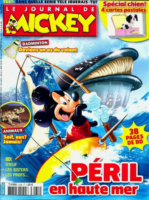 Le journal de Mickey n°3035 : Péril en haute mer - Collectif - Livre