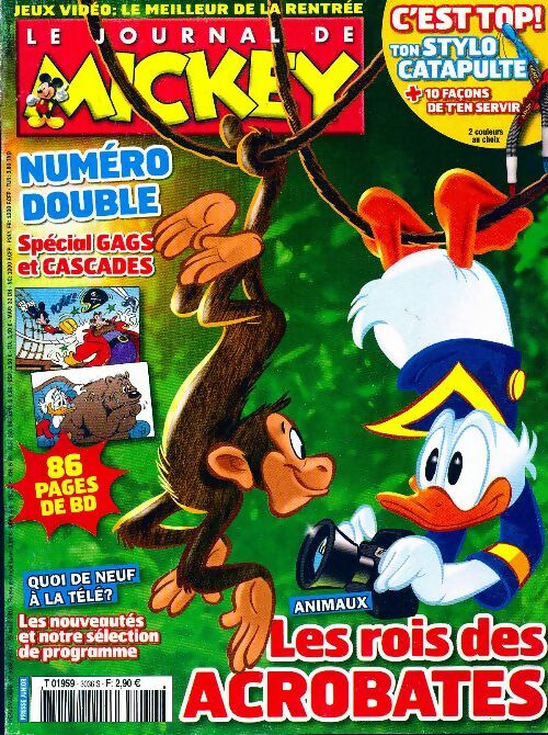 Le journal de Mickey n°3036 : Les rois des acrobates - Collectif - Livre