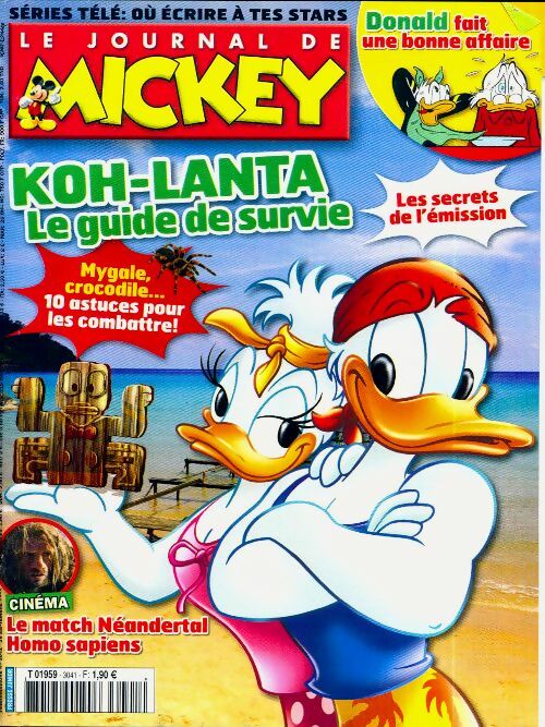 Le journal de Mickey n°3041 : Koh-Lanta. Le guide de survie - Collectif - Livre