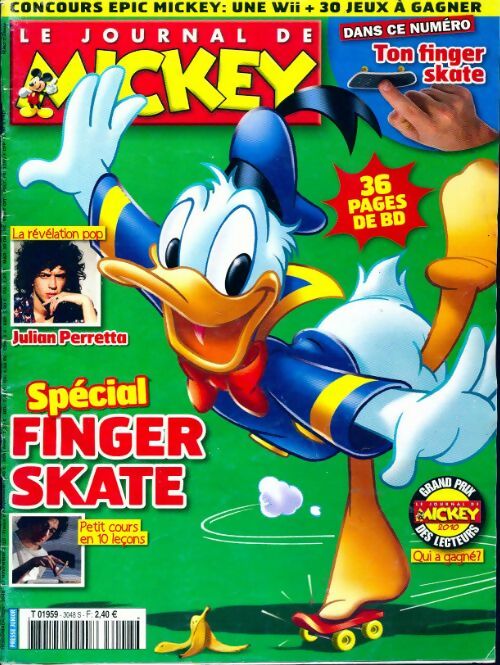 Le journal de Mickey n°3048 : Spécial finger skate - Collectif - Livre