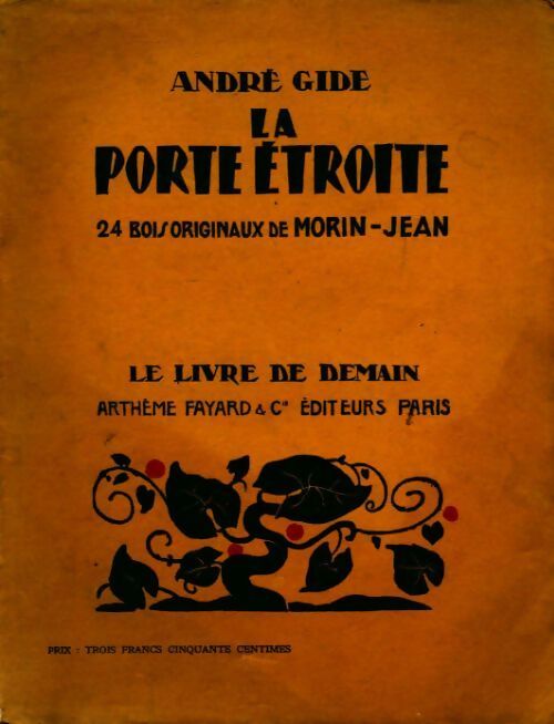 La porte étroite - André Gide - Livre