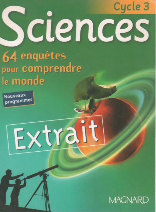 Sciences cycle 3. Extrait - Jean-Michel Rolando - Livre