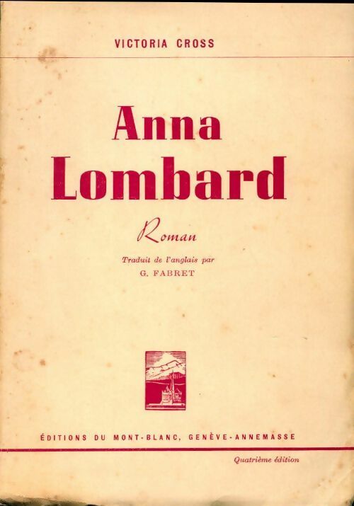 Anna Lombard - Victoria Cross - Livre