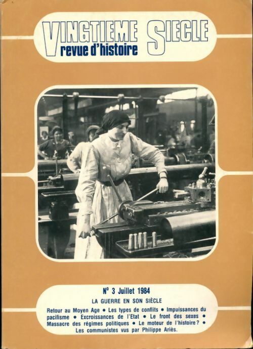 Vingtième siècle n°3 - Collectif - Livre