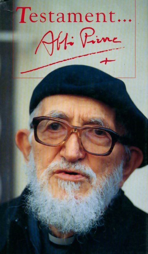 Testament - Abbé Pierre - Livre