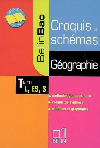 Géographie Terminales L, ES, S. Croquis et schémas - Jean-Christophe Delmas - Livre