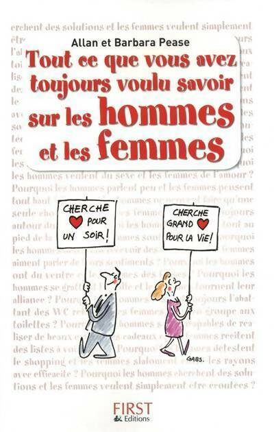 Tout ce que vous avez toujours voulu savoir sur les hommes et les femmes - Barbara Pease - Livre