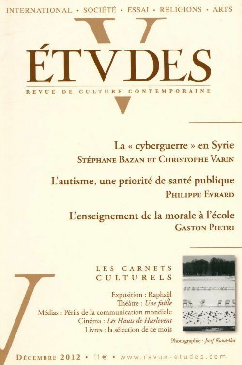 Études n°4176 - Collectif - Livre