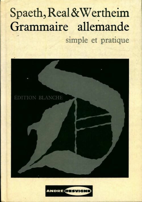 Grammaire allemande - A. Spaeth - Livre