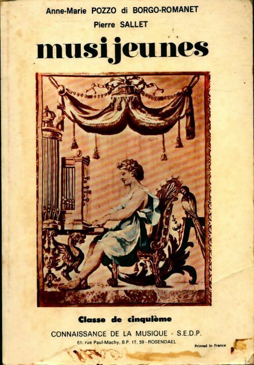 Musijeunes 5è - Anne-Marie Pozzo Di Borgo-Romanet - Livre