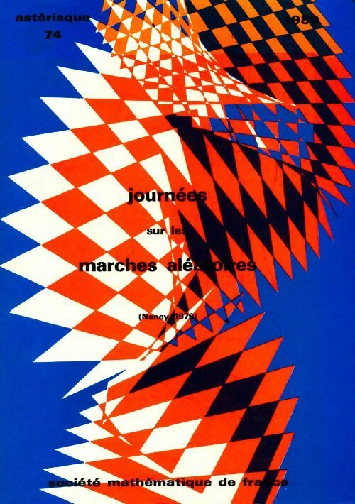 Journées sur les marches aléatoires - Collectif - Livre