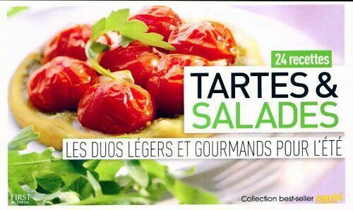 Tartes & salades. 24 recettes - Collectif - Livre