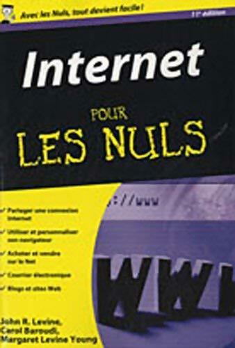 Internet pour les nuls - Levine Young Margaret Et Baroudi Carol Levine John R. - Livre
