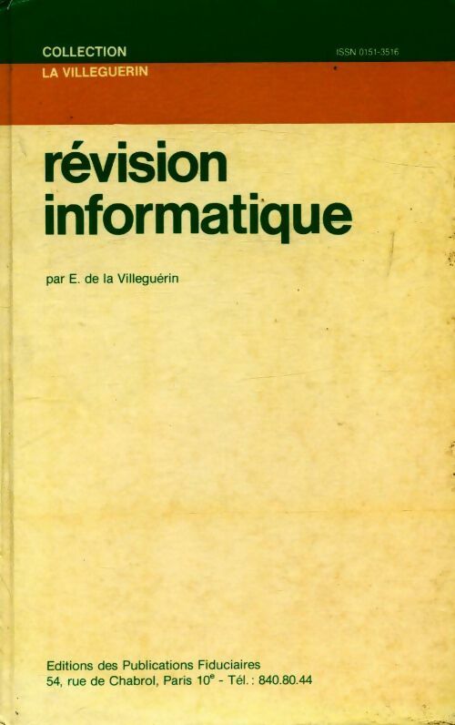 Révision informatique - Villeguerin Erik De La - Livre