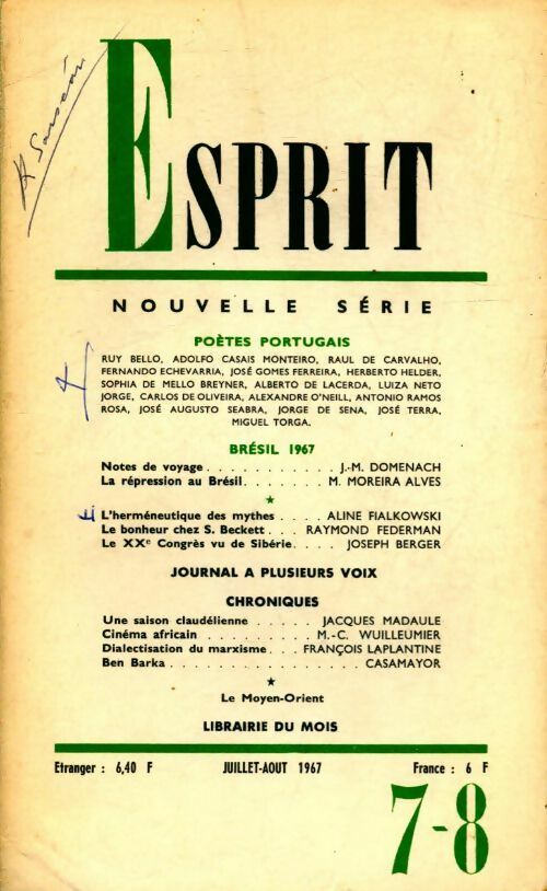 Esprit n°362 - Collectif - Livre