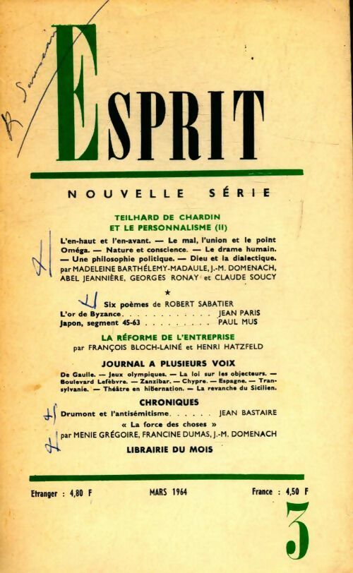 Esprit n°326 - Collectif - Livre