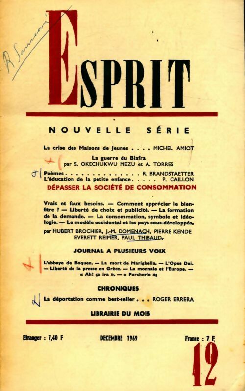 Esprit n°387 - Collectif - Livre