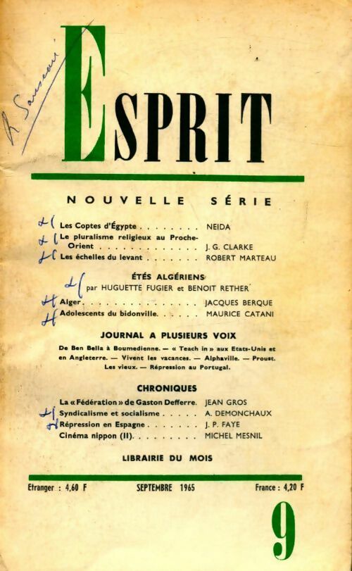 Esprit n°341 - Collectif - Livre