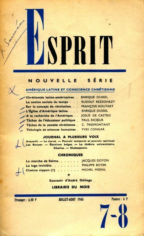 Esprit n°340 - Collectif - Livre