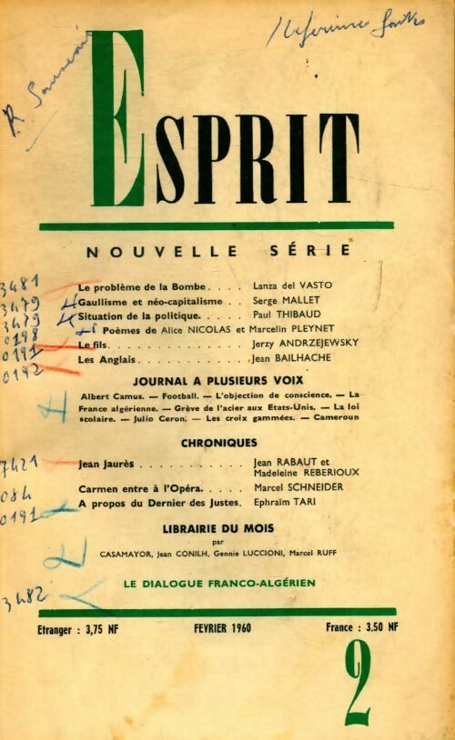 Esprit n°281 - Collectif - Livre