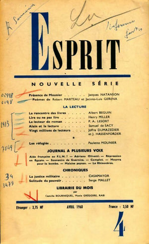 Esprit n°283