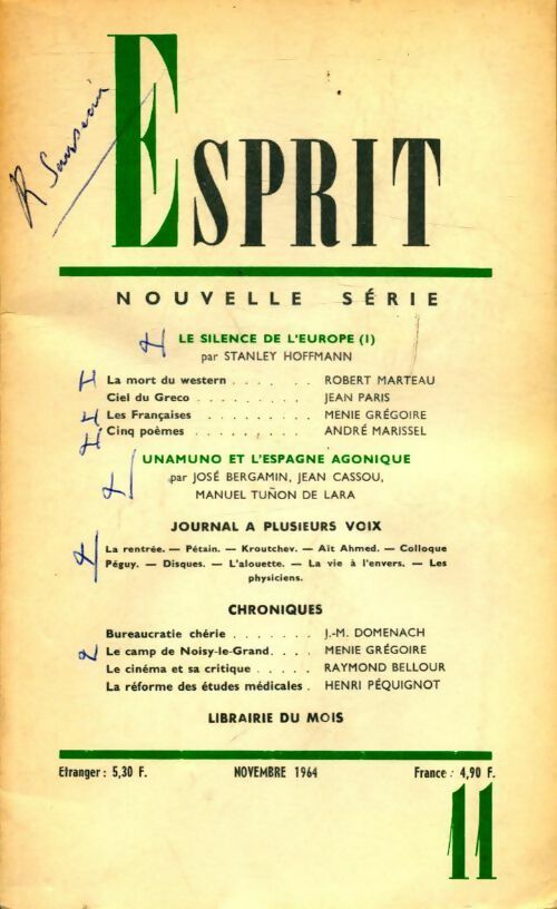 Esprit n°332 - Collectif - Livre