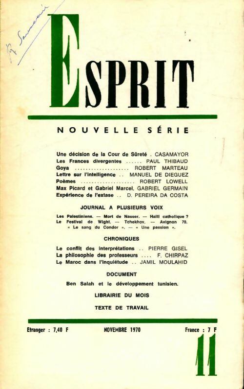 Esprit n°397 - Collectif - Livre