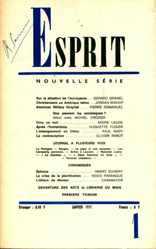 Esprit n°399 - Collectif - Livre
