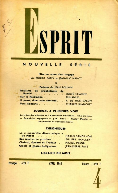 Esprit n°316 - Collectif - Livre