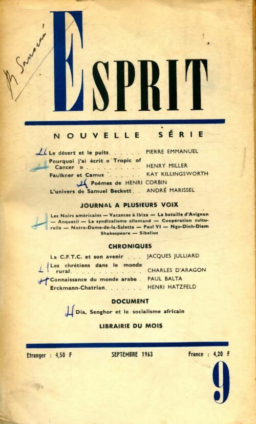 Esprit n°320 - Collectif - Livre