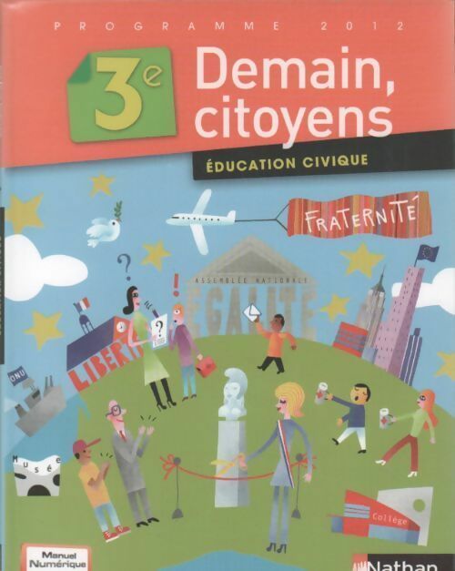 Demain, citoyens 3e 2012 - Hazard Anne-Marie - Livre