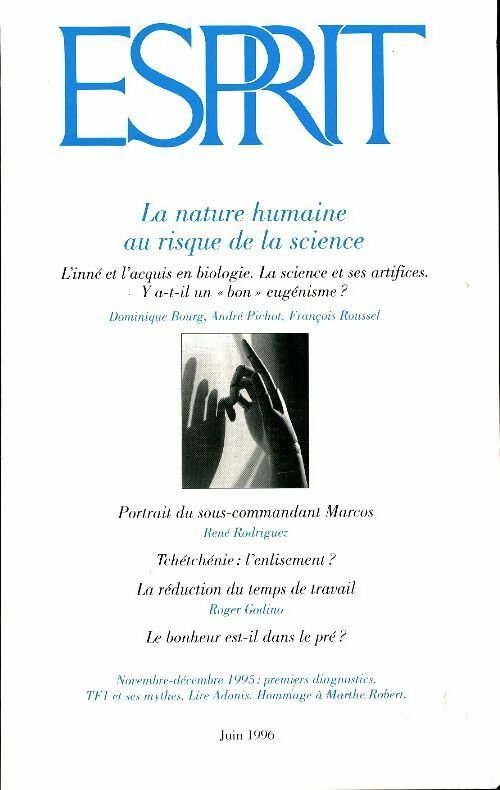 Esprit n°222 - Collectif - Livre