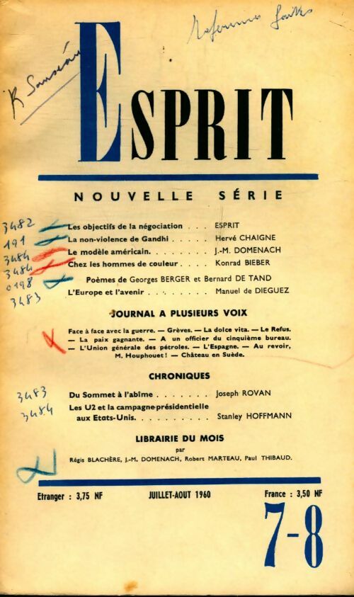 Esprit n°286 - Collectif - Livre
