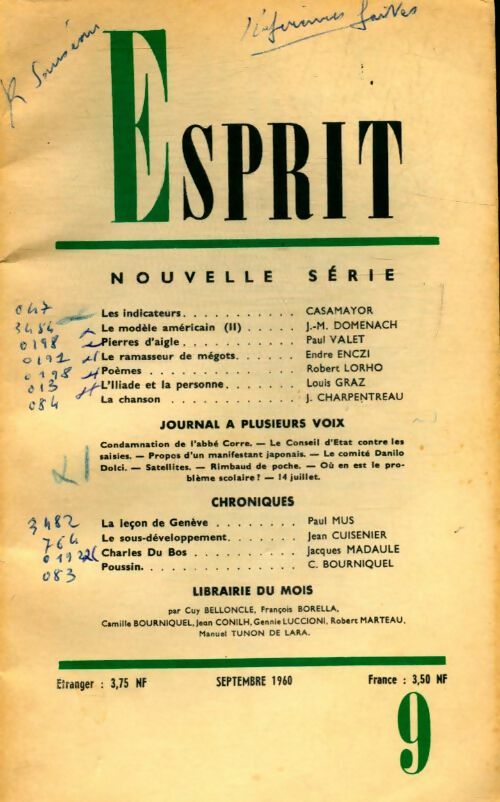 Esprit n°287 - Collectif - Livre