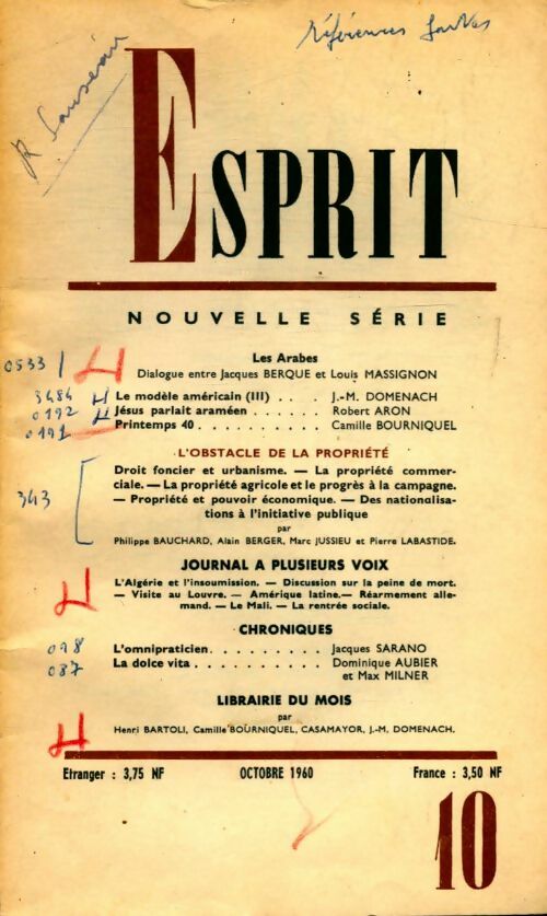 Esprit n°288 - Collectif - Livre