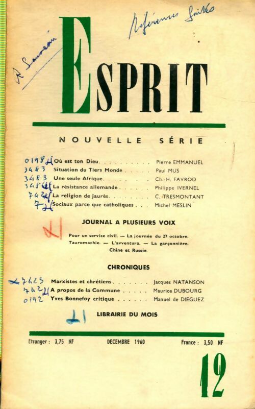 Esprit n°290 - Collectif - Livre
